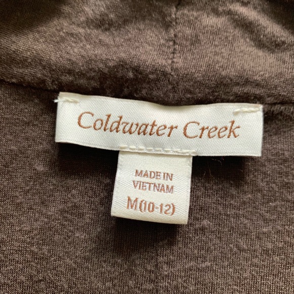 Coldwater Creek brown top - Picture 4 of 8